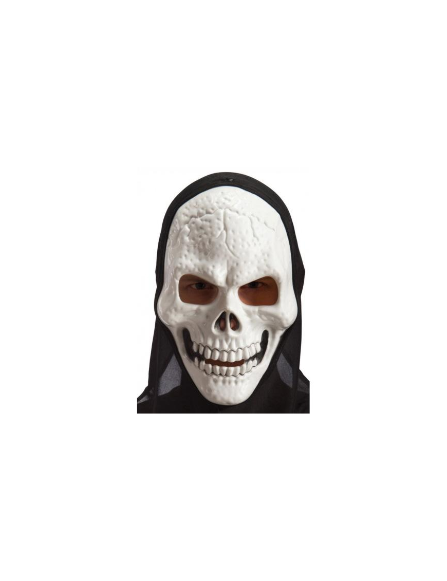 MASCHERA SCHELETRO CON CAPPUCCIO