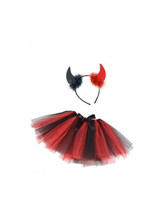 DEVIL KIT SKIRT+HEADBAND