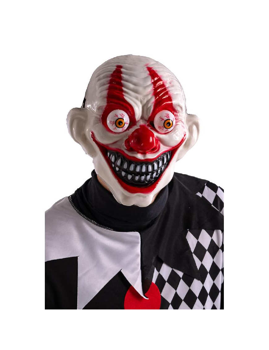 MASCHERA CLOWN OCCHI SPORGENTI