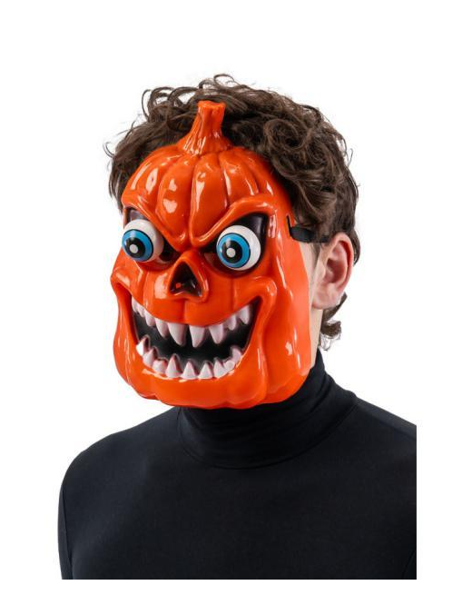 PUMPKIN MASK WITH PROTRUDING EYES