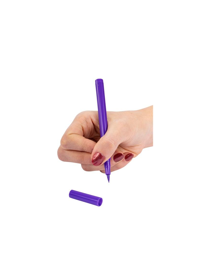 TRUCCO VISO/CORPO PENNARELLO VIOLA