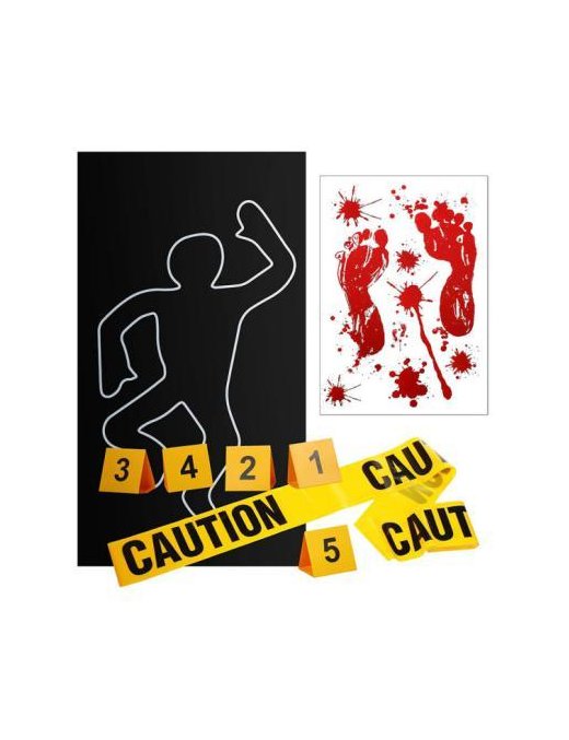 CRIME SCENE DECORATION