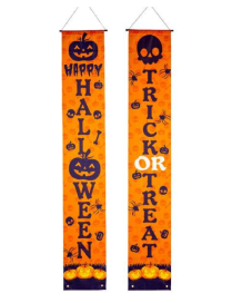 HAPPY HALLOWEEN BANNER 30x180cm 2 PIECES