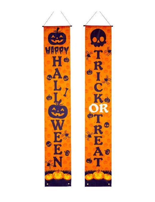 HAPPY HALLOWEEN BANNER 30x180cm 2 PIECES