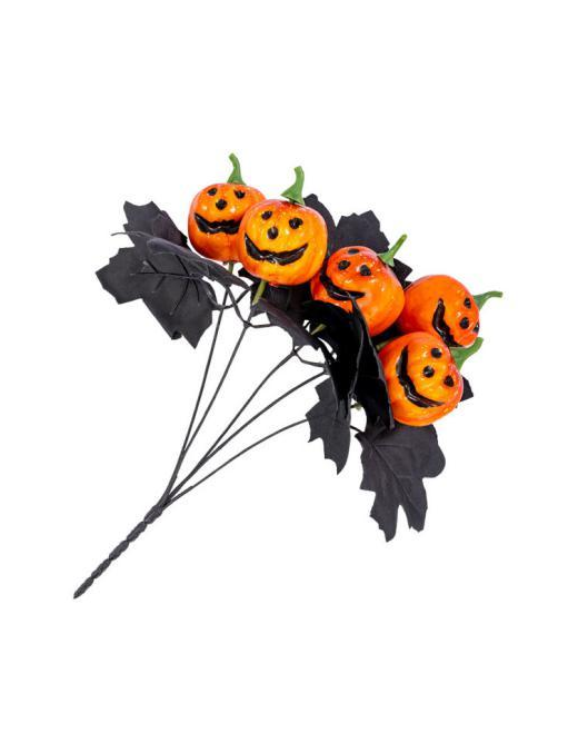 PUMPKINS AND LEAVES BUNCH 35cm