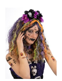 CARTELLA TATUAGGI FLUO