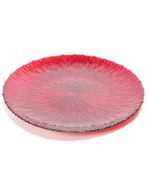 L.LINES ROSSO PIATTO TONDO 21cm 97879$$