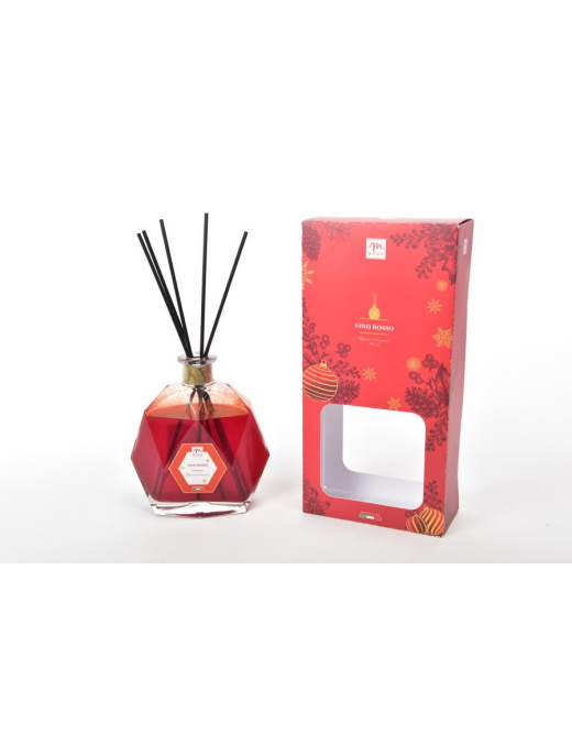 DIFFUSORE AMBIENTE CON BASTONCINI 700 MILLILITRI VINO ROSSO