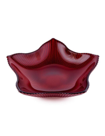 GLASS LINE GOLD STAR BOWL 35cm