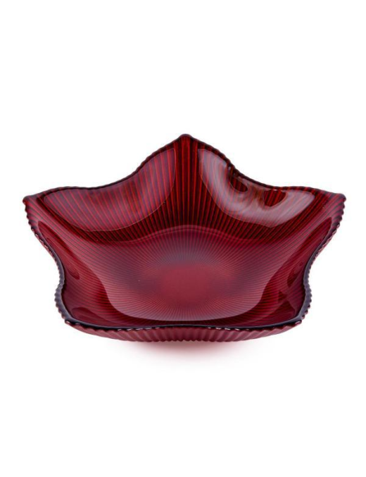 GLASS LINE GOLD STAR BOWL 35cm
