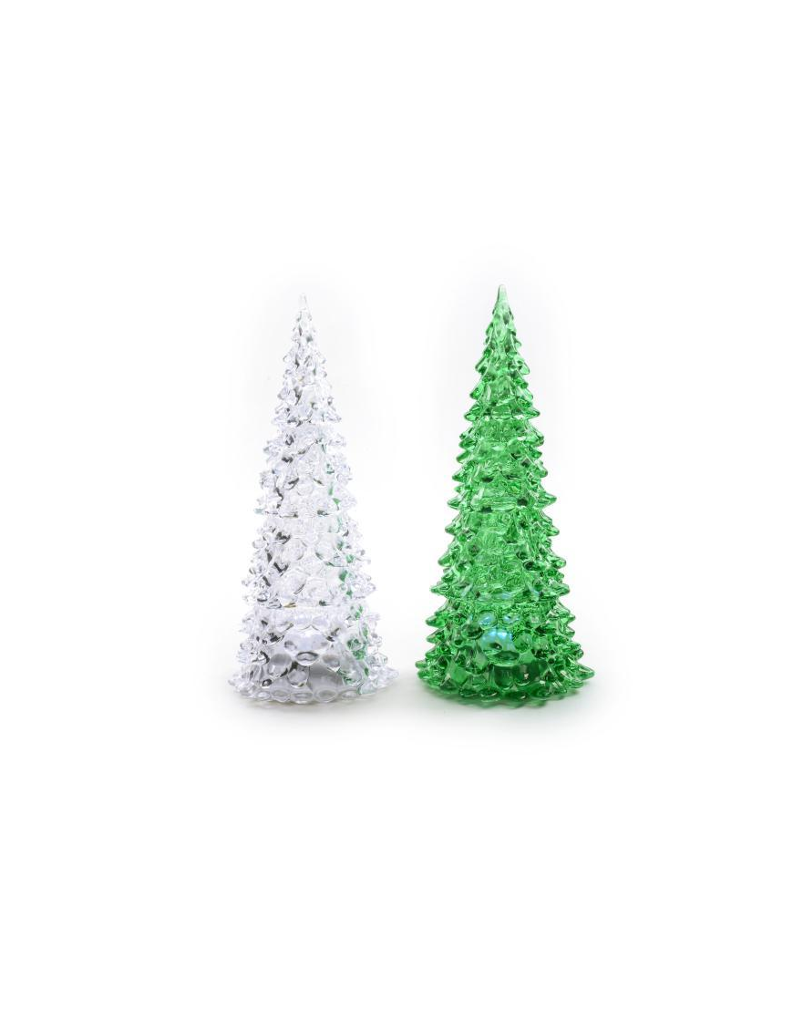 PLASTIC TREE WITH LIGHT 10x22.5cm