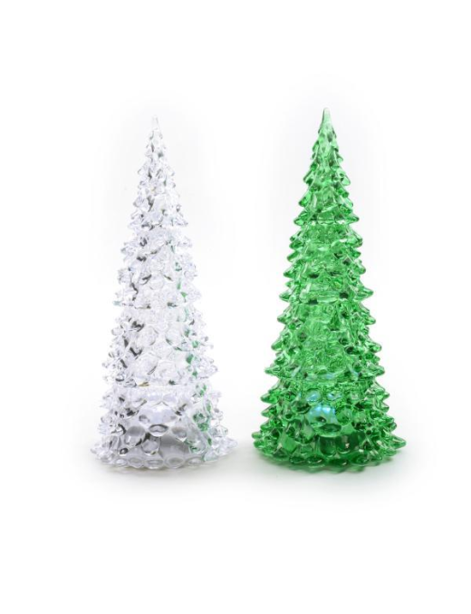 PLASTIC TREE WITH LIGHT 10x22.5cm