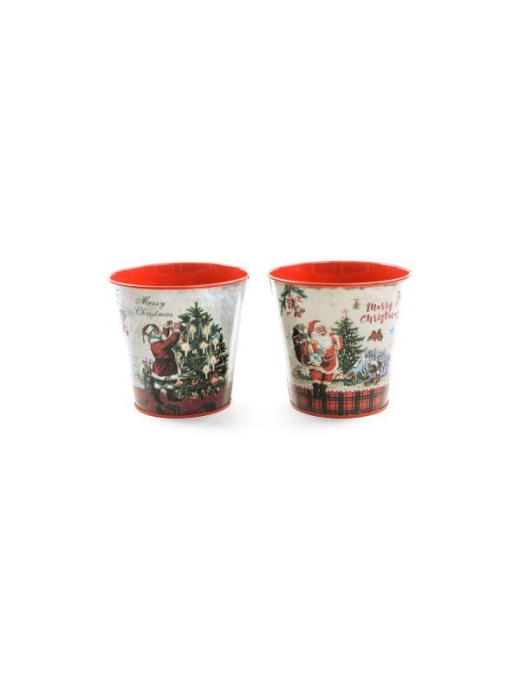 VASO LATTA NATALIZIO  12x11cm