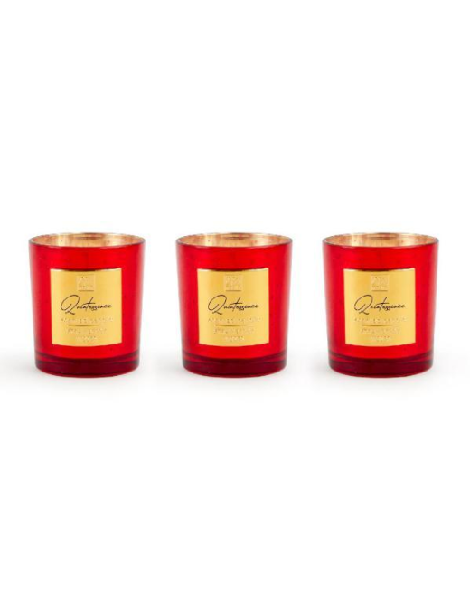 RED CANDLE 120gr 7x7cm ASSORTED FRAGRANCES