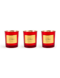 CANDELA ROSSA 200gr 8x9cm FRAGRANZE ASSORTITE
