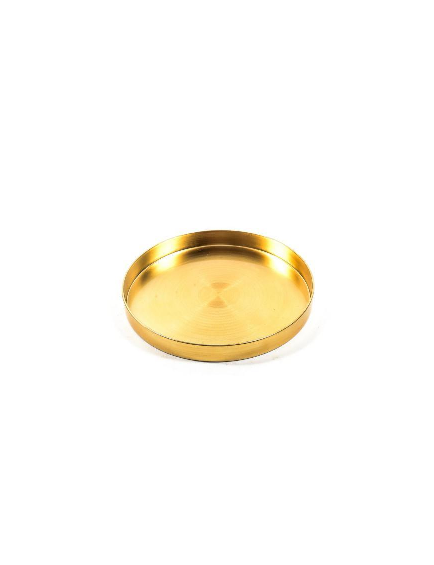 LINEA PLASTICA  VASSOIO TONDO ORO 27cm