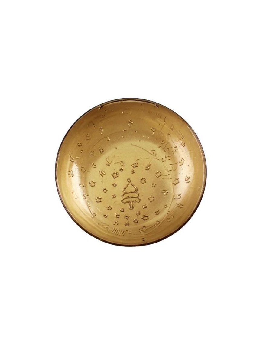 L.VETRO DEC. ORO CIOTOLA 12x4,5cm 14280