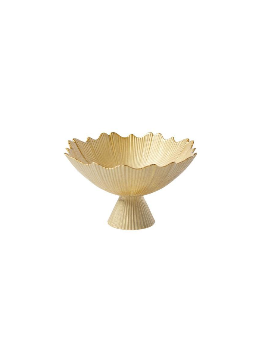 L.VETRO GOLD ALZATA 24,5x17,5cm 13825