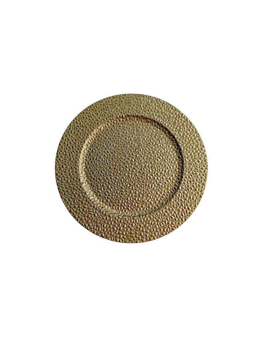 SOTTOPIATTO PLASTICA d.40cm ORO 46147