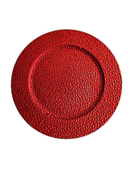 SOTTOPIATTO PLASTICA d.40cm ROSSO 46116