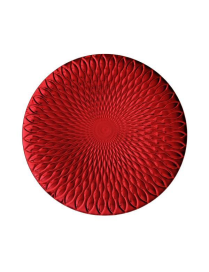 SOTTOPIATTO PLASTICA d.40cm ROSSO 46093