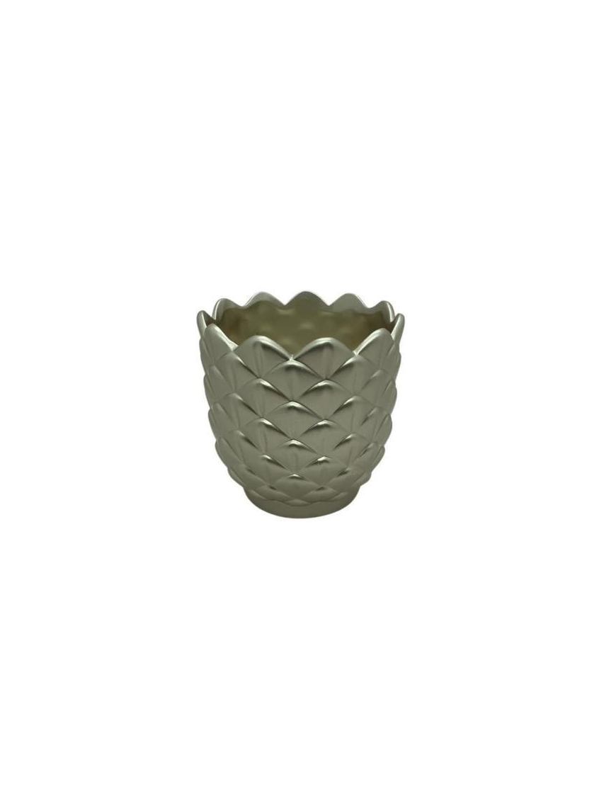 VASO CERAMICA ORO d.12 h.12cm 40138