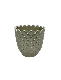 VASO CERAMICA ORO d.14,2 h.14,2cm 40145