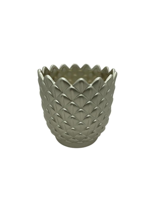 VASO CERAMICA ORO d.14,2 h.14,2cm 40145