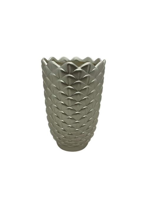 VASO CERAMICA ORO d.13 h.20,5cm 40169