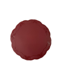 SOTTOPIATTO PVC d.38cm ROSSO 96739