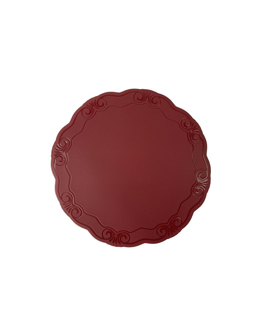 SOTTOPIATTO PVC d.38cm ROSSO 96739