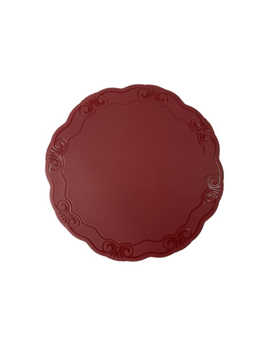 SOTTOPIATTO PVC d.38cm ROSSO 96739