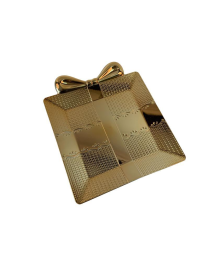 L.PLAST ORO VASSOIO PACCO REGALO 33x28cm