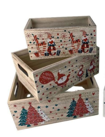 CASSETTA LEGNO DEC. 3pz 32171