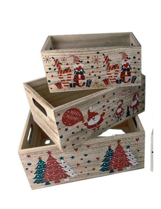 CASSETTA LEGNO DEC. 3pz 32171