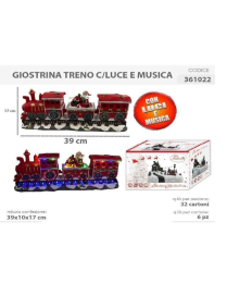 GIOSTRINA TRENO CON LUCI E MUSICA 39x10x17cm