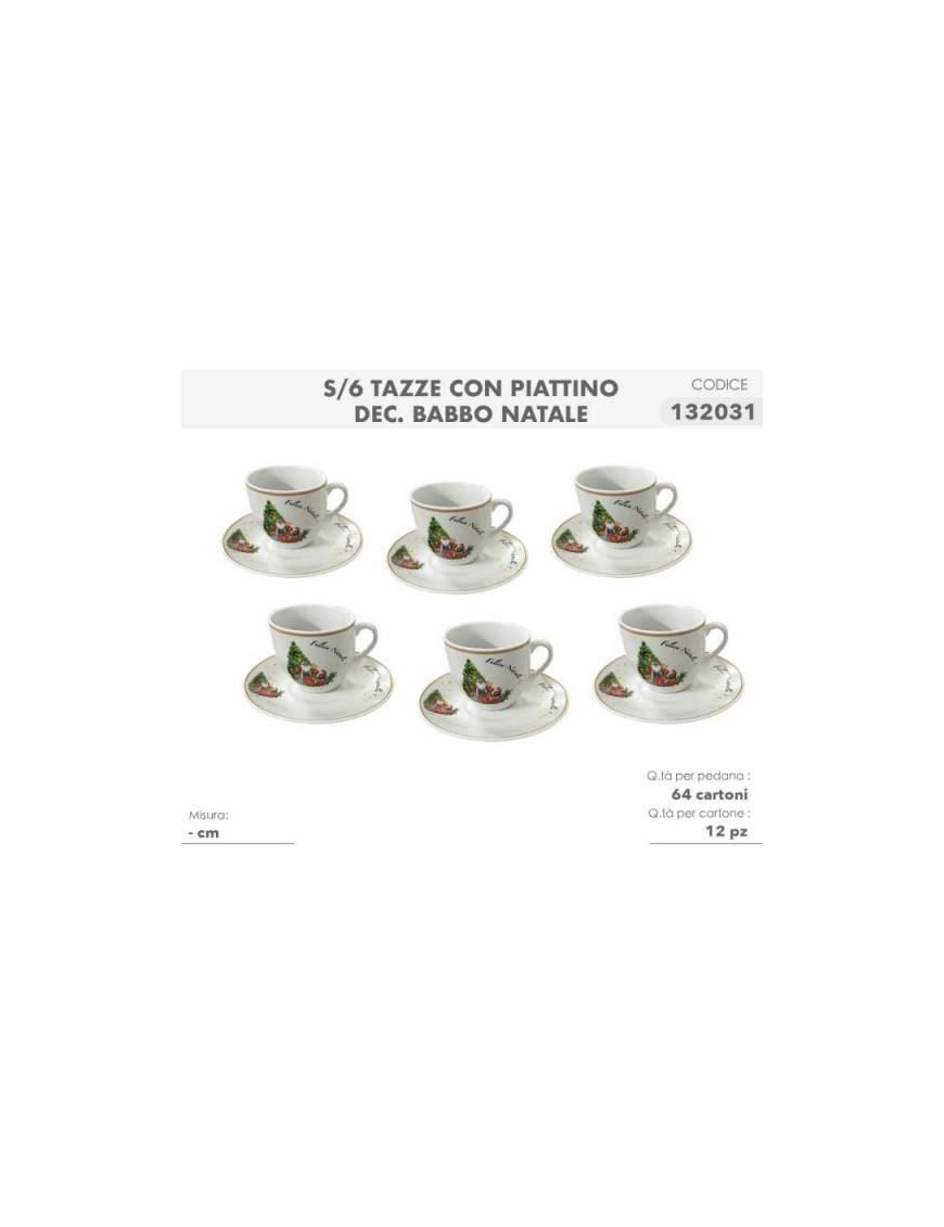 L.BABBO NAT. SERV.CAFFE' 6pz C/P