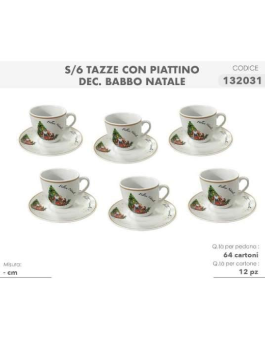 L.BABBO NAT. SERV.CAFFE' 6pz C/P