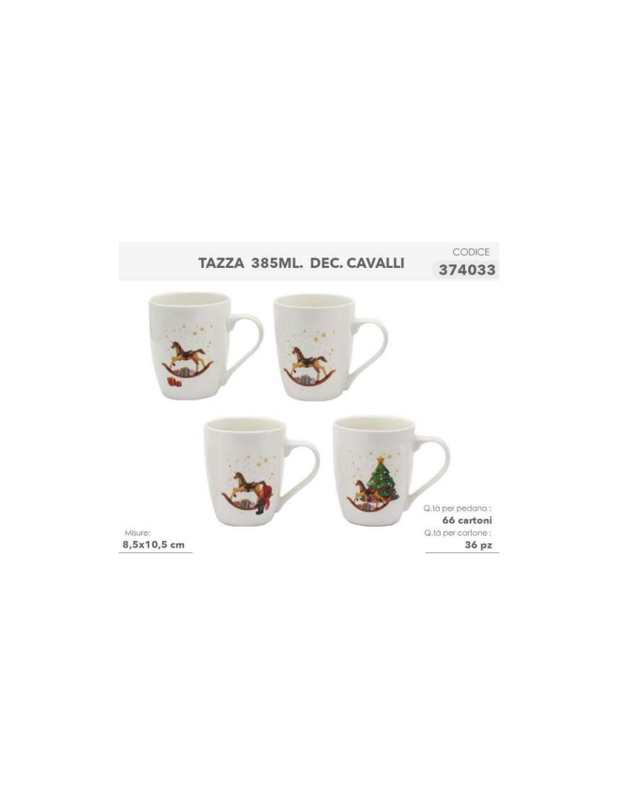 L.CAVALLO NAT. TAZZA 385ml 374033