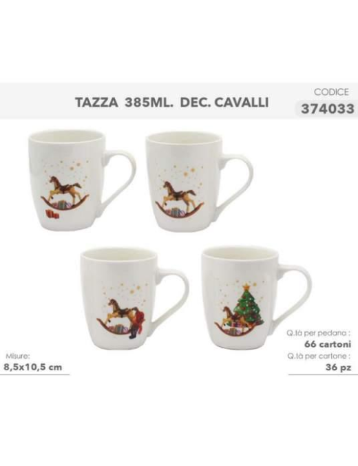 L.CAVALLO NAT. TAZZA 385ml 374033