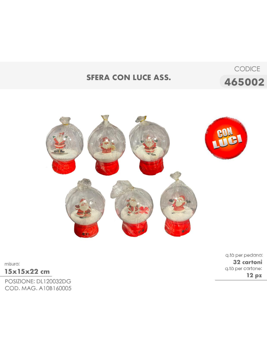ASSORTED SUBJECT BOTTLE 15x22cm WITH LIGHT