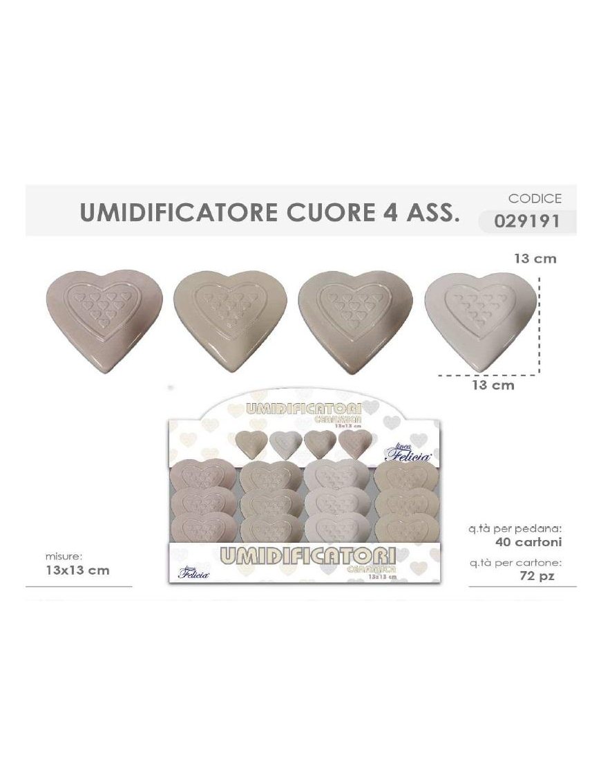 EVAPORATOR 13 CM HEART SHAPE