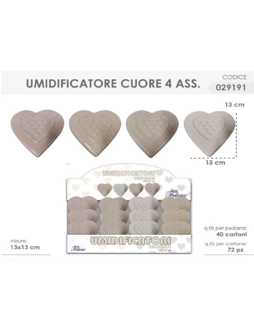 EVAPORATOR 13 CM HEART SHAPE
