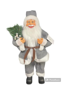 GRAY SANTA CLAUS 60cm