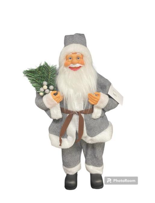 BABBO NATALE GRIGIO 60cm