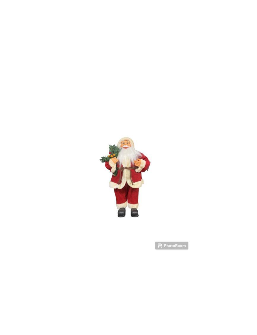 SANTA CLAUS RED/ CREAM 30cm
