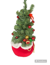 ALBERO CON SACCO ROSSO 60cm