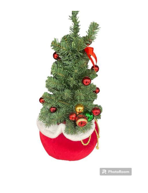 ALBERO CON SACCO ROSSO 60cm