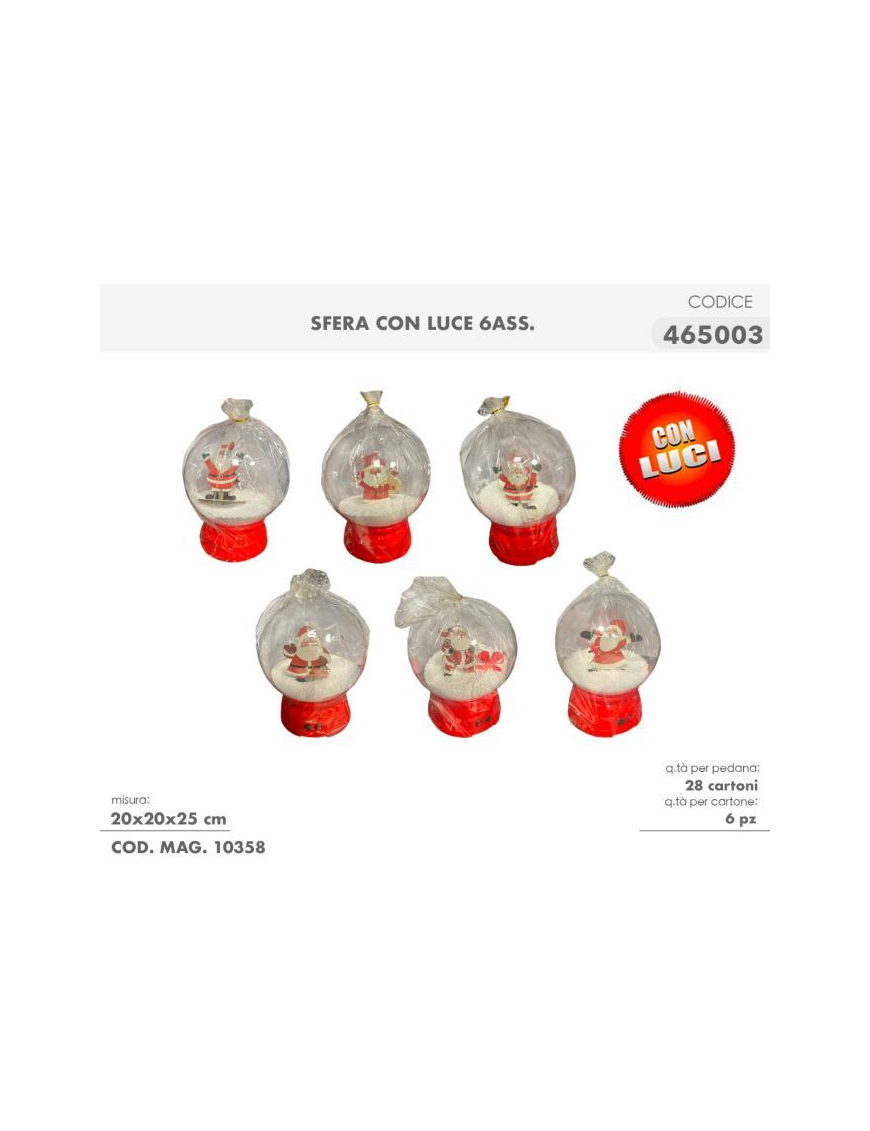 ASSORTED SUBJECT BOTTLE 20x25cm WITH LIGHT