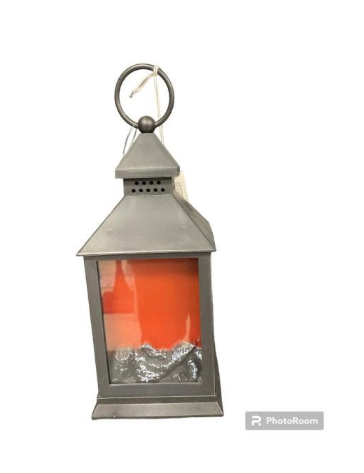 CHIMNEY EFFECT LANTERN 11x11x24cm